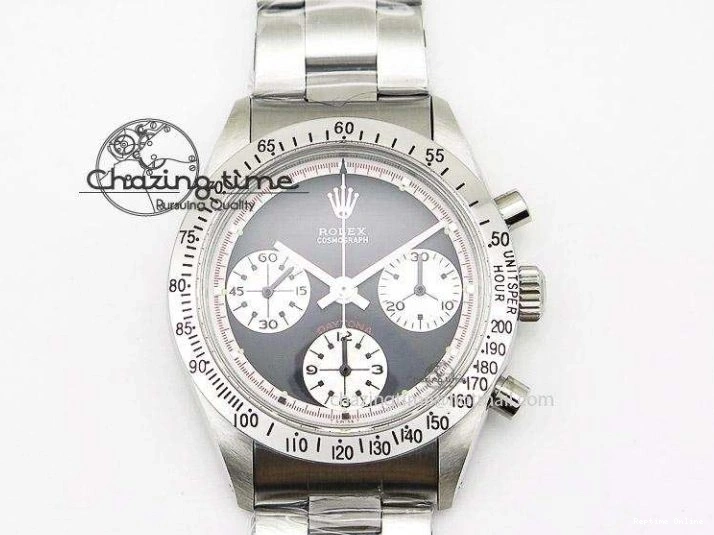 0219 Functional Daytona 116520 Noob Best Edition Black Dial On SS Bracelet A2824 (Same Thickness as Genuine) 3827